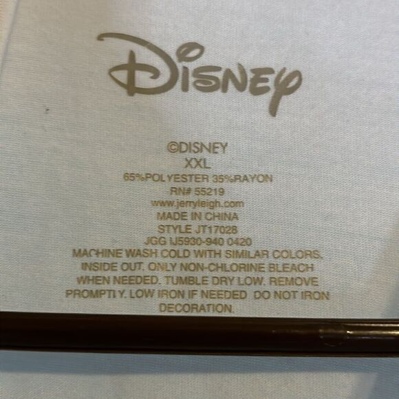 Disney Women’s Mickey Mouse and Friends White short sleeve Tshirt XXL - Picture 5 of 6